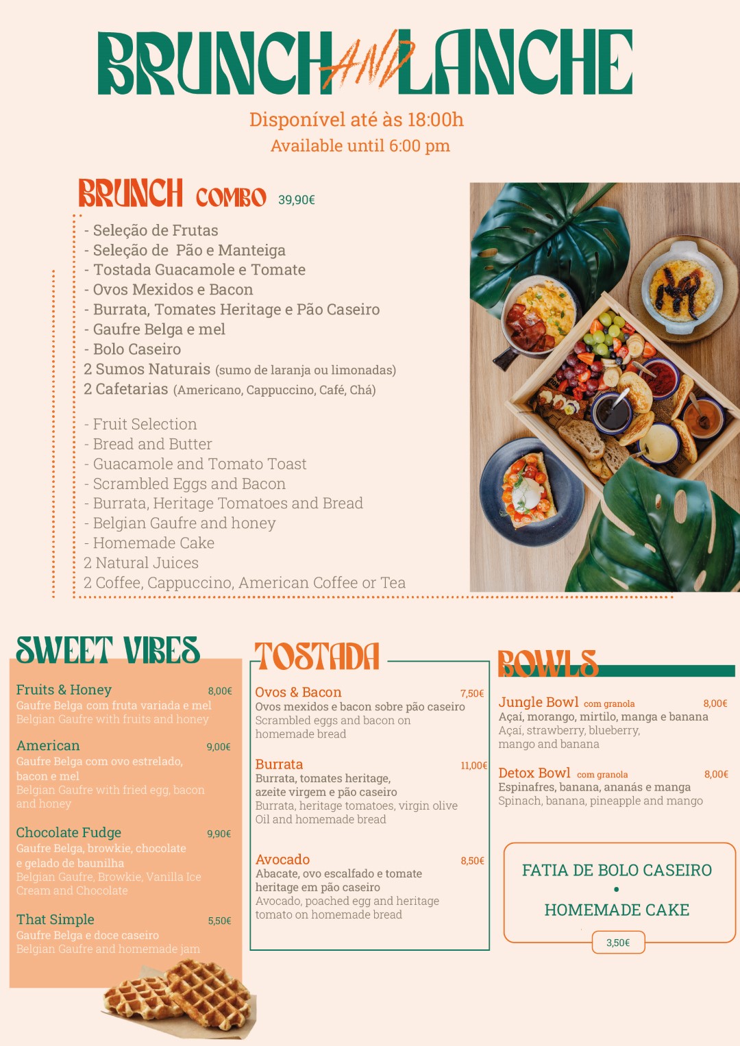 Menu Page brunch